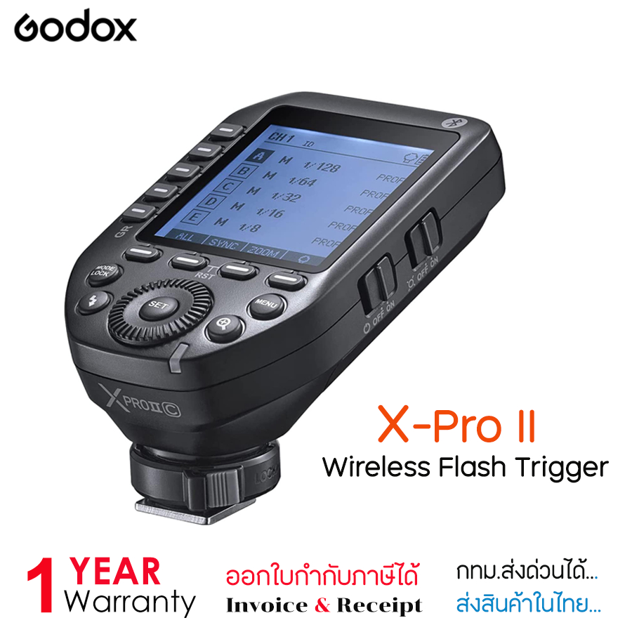 Godox XPRO II TTL Wireless Flash Trigger สำหรับกล้อง Canon,Nikon,Sony,Olympus