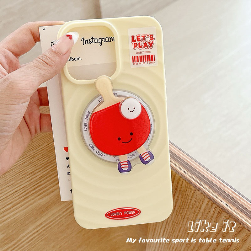 เคสไอโฟน ปิงปองสีเหลือง iphone case