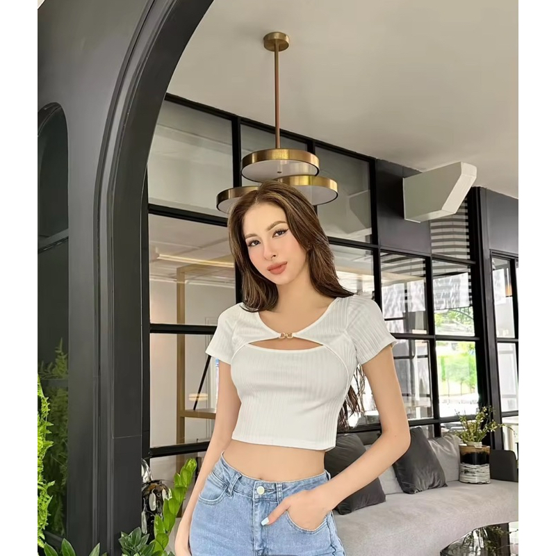 Hotter Kristen top -Brand Hotter (size L) สีขาว