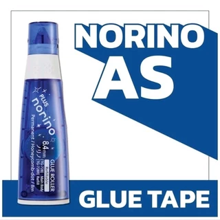 PLUS Glue Tape เทปกาวสองหน้า NORINO AS ขนาด 4มม.×8ม., 6มม.×8ม. และ 8.4มม.×8ม. เปลี่ยนไส้ได้ (ราคาต่อ 1 ชิ้น)