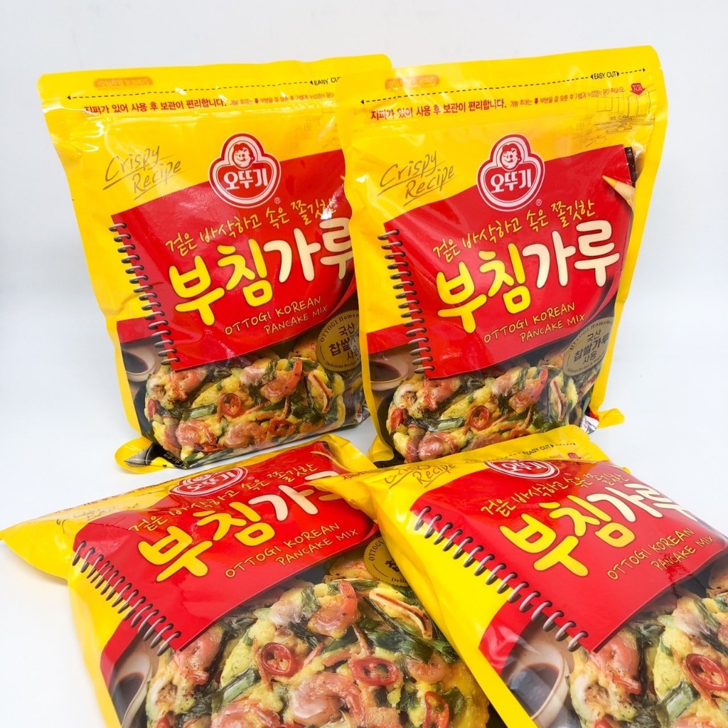 Korean Pancake Powder Mix 1kg แป้งสำเร็จรูปเกาหลี 부침가루 แป้งทำแพนเค้กเกาหลี - รูปที่ 2