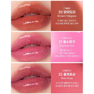 (กดในไลฟ์ลด40%) PERIPERA INK MOOD GLOWY TINT ลิปทินต์ (สี15แถมGrip tok)