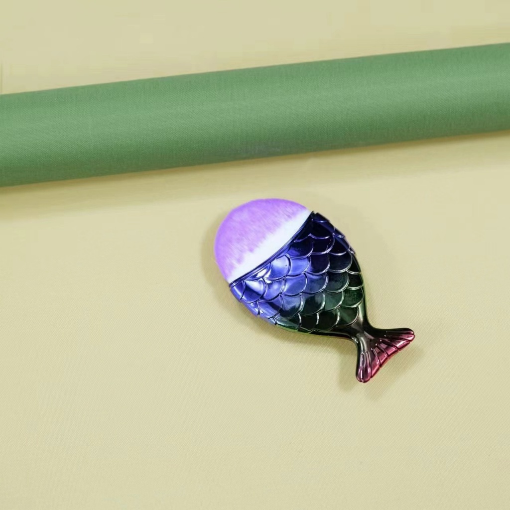 แปรงปัดแก้ม แปรงเล็บ บลัชแปลง แบบนุ่ม รูปหางปลาสีนางเงือก Cheek brush - รูปที่ 7