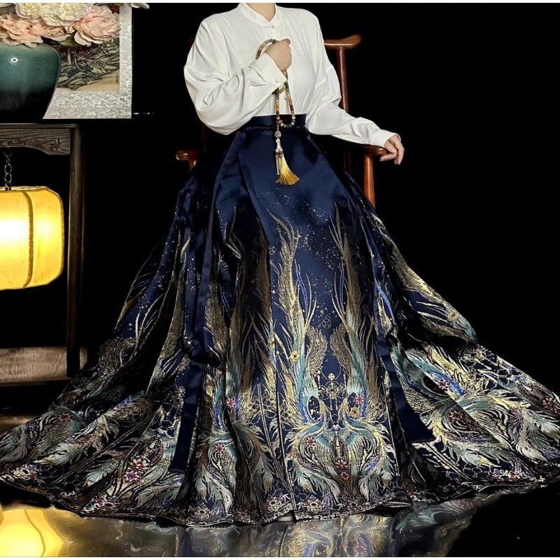 แบ่งจ่าย2รอบ ;  เซ็ทหม่าเมี่ยน+เสื้อ ●○พรีออเดอร์○● | wanwan.pita ร้านชุดจีนโบราณ |