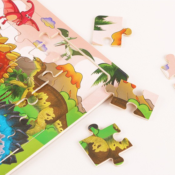 DTXmarket แผ่นไม้จิ๊กซอว์ SAW 1แผ่น30ชิ้น จิ๊กซอว์ไม้ ของเล่นเด็ก ของเล่นเสริมพัฒนาการ ของเล่นไม้ - รูปที่ 3