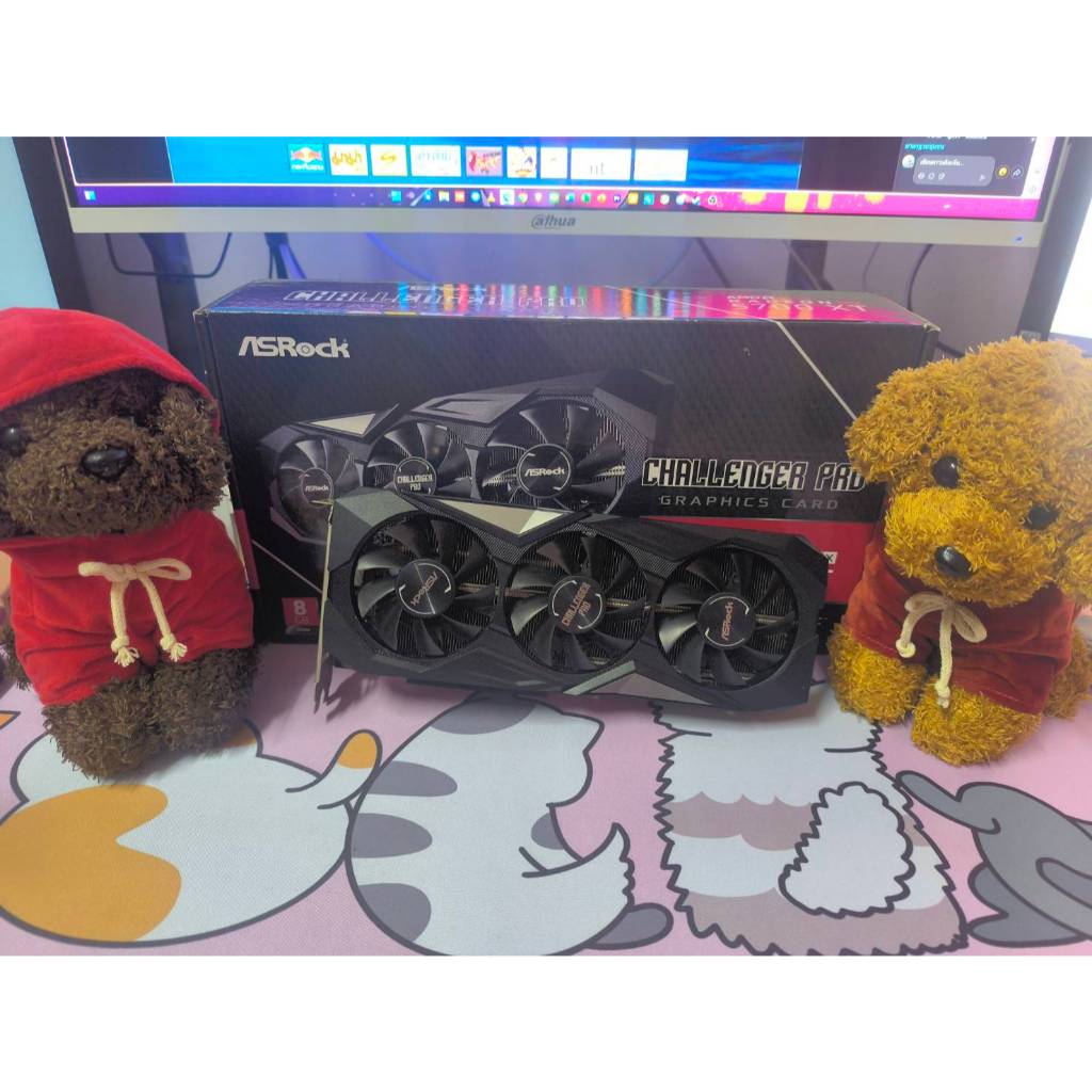 การ์ดค่ายแดงมือสอง RX5700XT 8GB Asrock