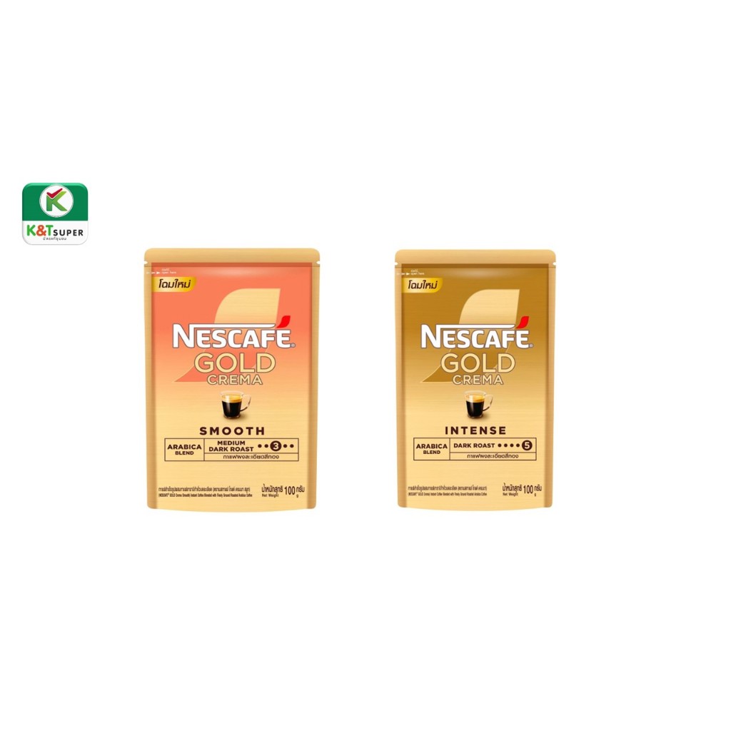 NESCAFÉ Gold Crema เนสกาแฟ โกลด์ เครมมา ขนาด 100 กรัม