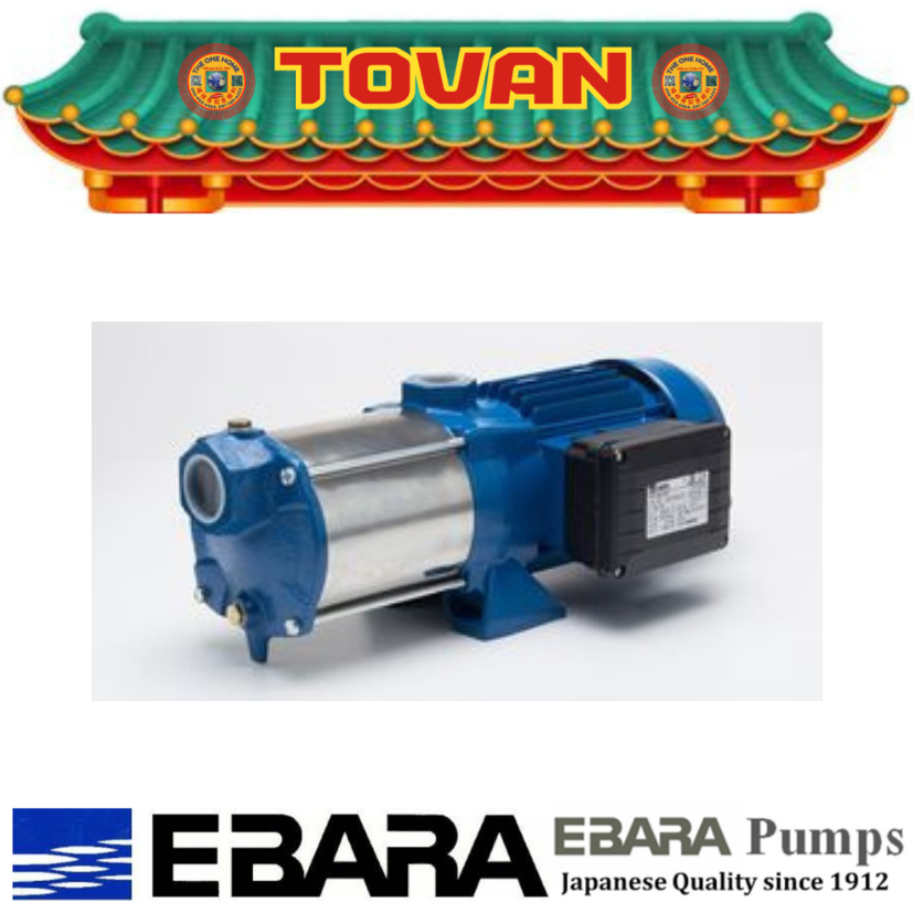 EBARA COMPACT BM/15 ปั๊มน้ำหลายใบพัดแนวนอน