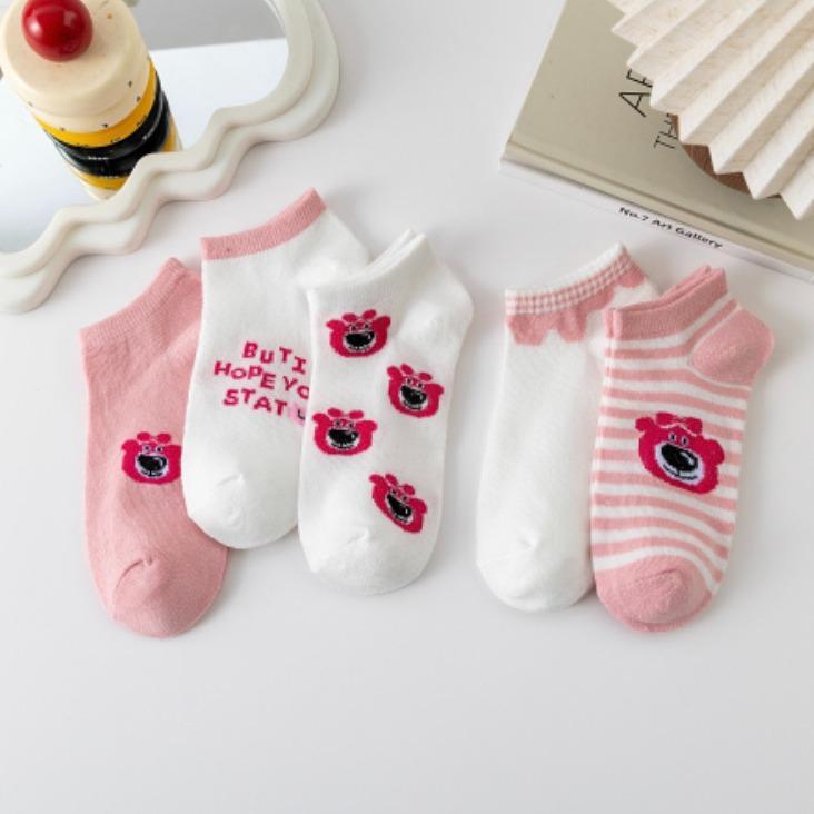 ถุงเท้า ข้อสั้นผู้หญิงสไตล์วินเทจ ของผู้ใหญ่ 1แพค10คู่ทุกเซต คุ้มมากๆ