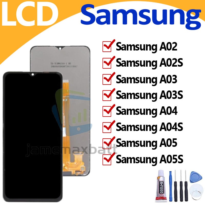 หน้าจอ Samsung Galaxy A02/A02S/A03/A03S/A04/A04S/A05/A05S เดิม Samsung Galaxy หน้าจอ+หน้าจอสัมผัส LC