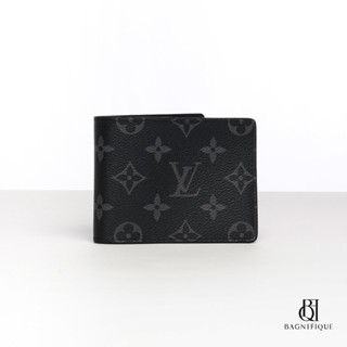 NEW LV SLENDER SHORT ECLICSE MONOGRAM CANVAS