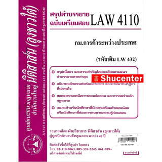 s ชีทสรุป LAW 4110 (LAW 4010) กฎหมายการค้าระหว่างประเทศ ม.รามคำแหง (นิติสาส์น ลุงชาวใต้)