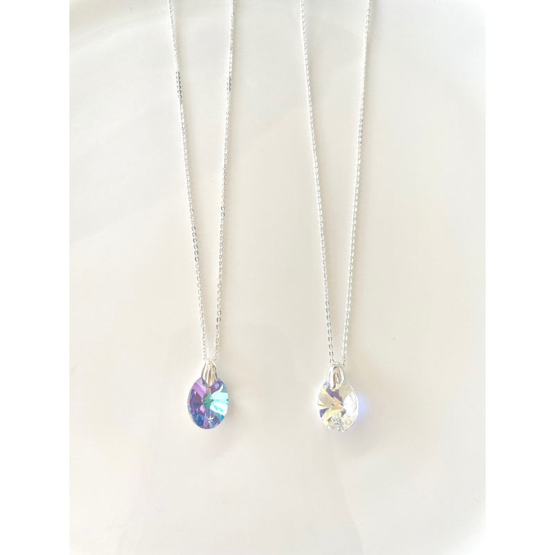 ✨Nattasit Silver✨ สร้อยคอโซ่ฝั่งเพชร cz ⭐️ สร้อยคอเงินแท้#N029