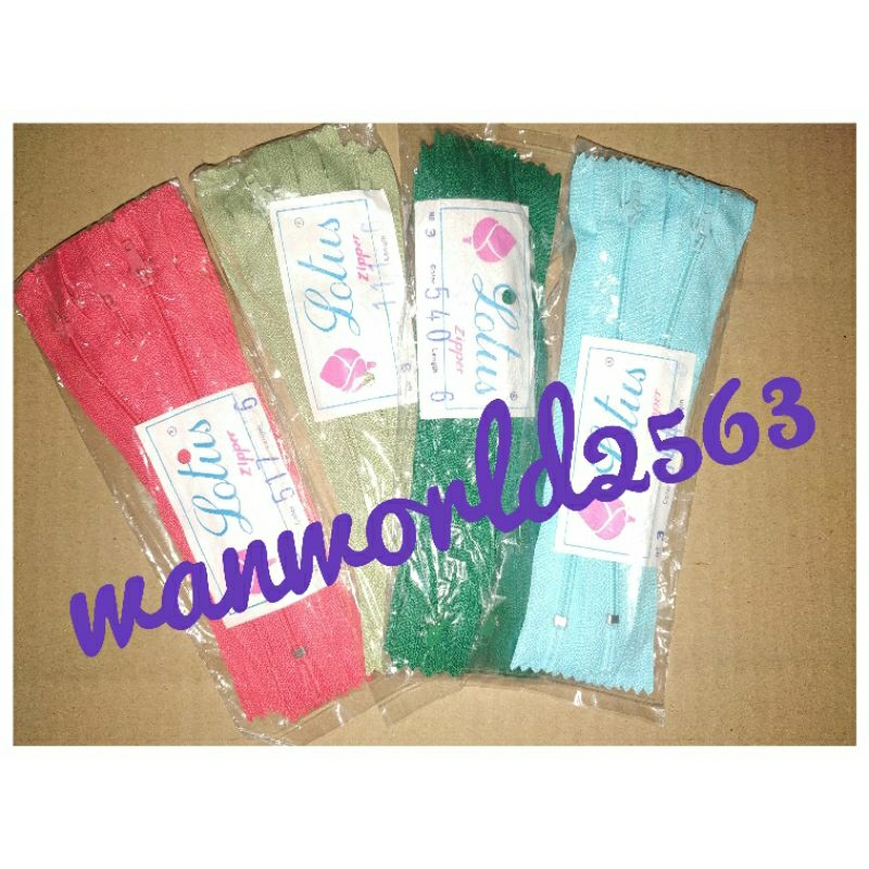 ซิปไนล่อนสำหรับใส่เสื้อ  ใส่กางเกง ขนาด 6,7นิ้ว สีต่างๆแบ่งขายเป็นโหล สีอื่นๆระบุในแชทค่ะ