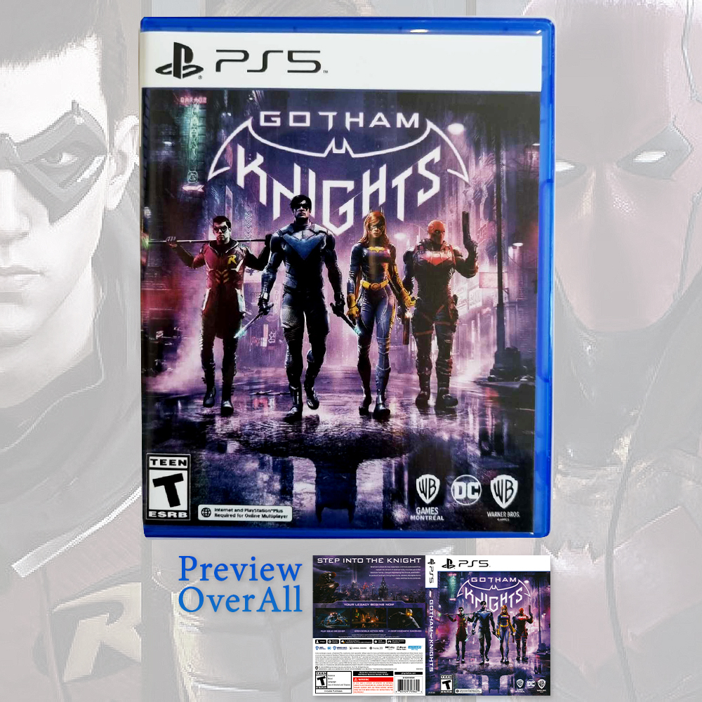 Gotham Knight กล่องเกมส์PS5 กล่องเปล่า เกมส์ Gotham Knight