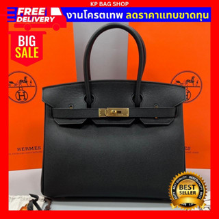 [งานเปะมาก หนังแท้100%] Hermes Birkin Togo Leather 30 cm GHW Original Grade Full Set Option