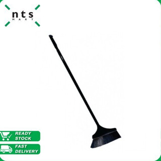 NTS Short Broom Black ไม้กวาด กวาดพื้น พลาสติกหนาอย่างดี แข็งแรง สีดำ รุ่น NTS1-LFB-10-BK