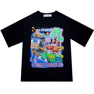 YMB LA STREET RACERS TEE (BLK)