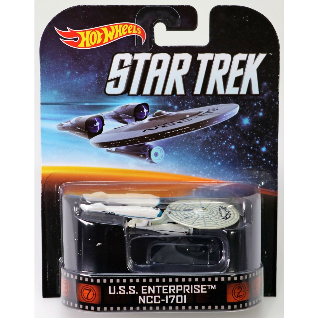 U.S.S. Enterprise NCC-1701 Star Trek Retro Entertainment  (Hot Wheels)