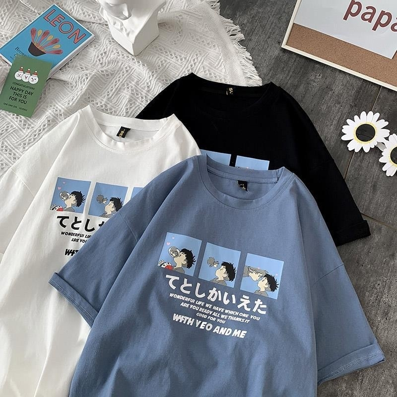 Co.mini เสื้อยืด เสื้อยืดสกรีนลาย พร้อมส่ง