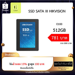 SSD 512GB HIKVISION E100 SATA III 6GB