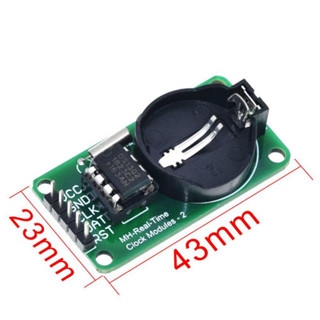 (พร้อมส่ง) Ds1302 โมดูลนาฬิกา Rtc Real Time สําหรับ Arduino Avr Arm Pic