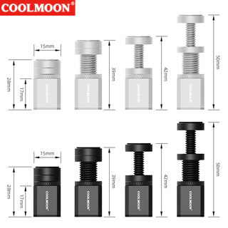ขาตั้งการ์ดจอแบบสั้น ปรับระดับได้ CoolMoon GH-50, GH80, GH-120 Graphics Card Holder Vertical