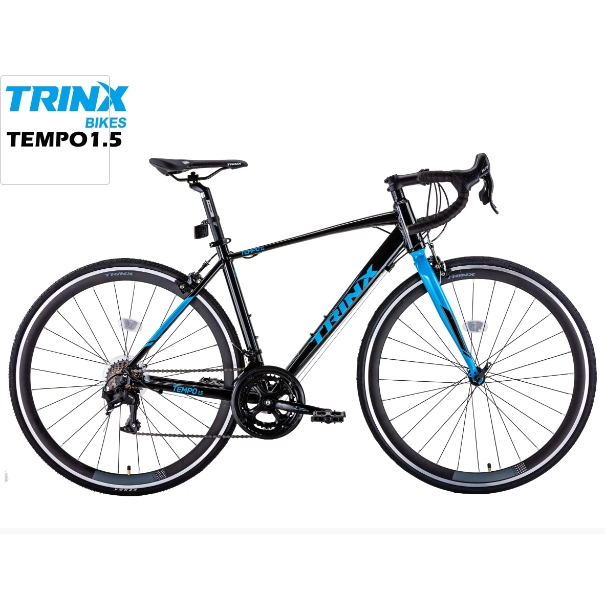 จักรยานเสือหมอบ Trinx Tempo1.5 14 สปีด Tourney ,เฟรมอลู ตะเกียบอลู, TRINX MY2021