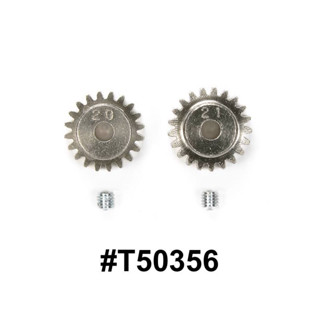 TAMIYA 50356 06 Module Aluminium Pinion Gear 0.6M (20T,21T)