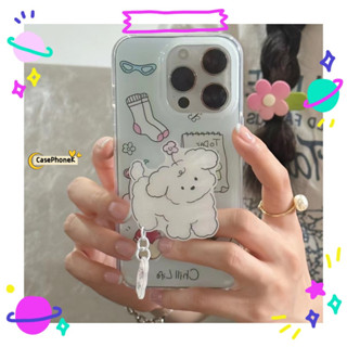 ✨จัดส่งภายใน 24 ชม ✨เคสไอโฟน12 13 14 Pro For 11 การ์ตูน ความนิยม แฟชั่น เรียบง่าย สาวน่ารักหัวใจ การป้องกันการตก Ca