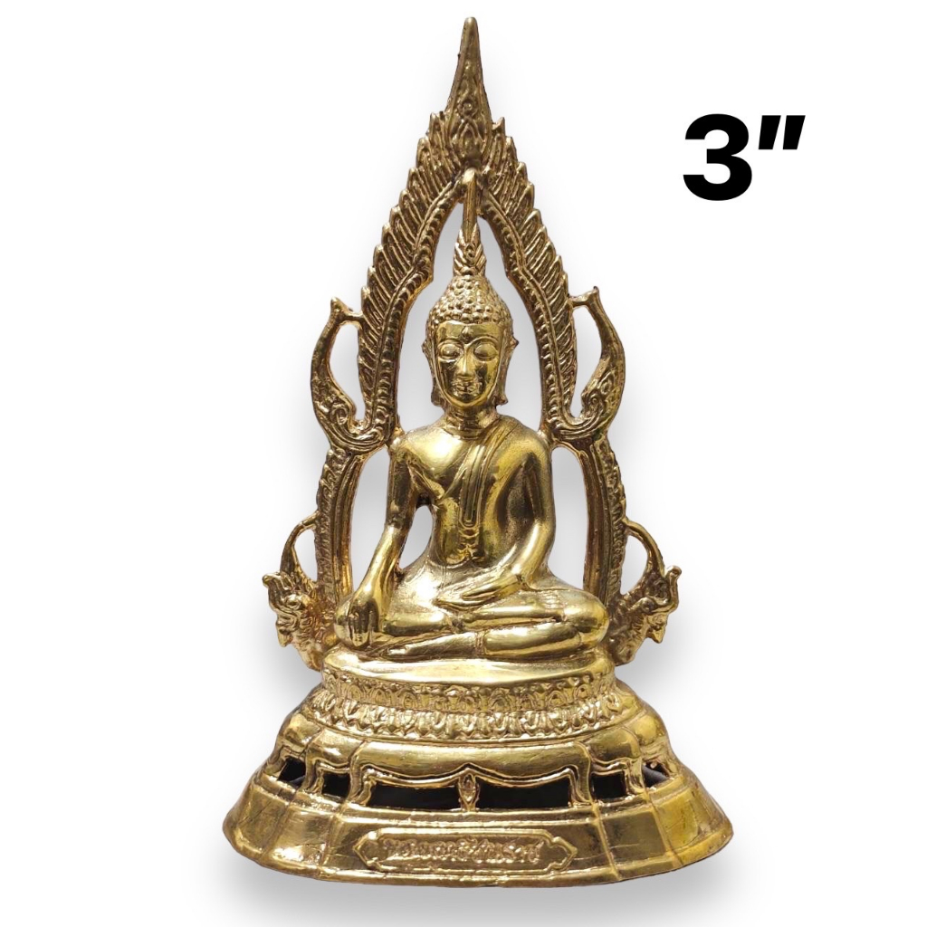 พระพุทธชินราช  ขัดเงา 3นิ้ว