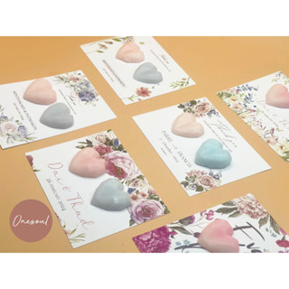 ONESOUL ของชำร่วย | สบู่คู่รูปหัวใจ Heart soap couple