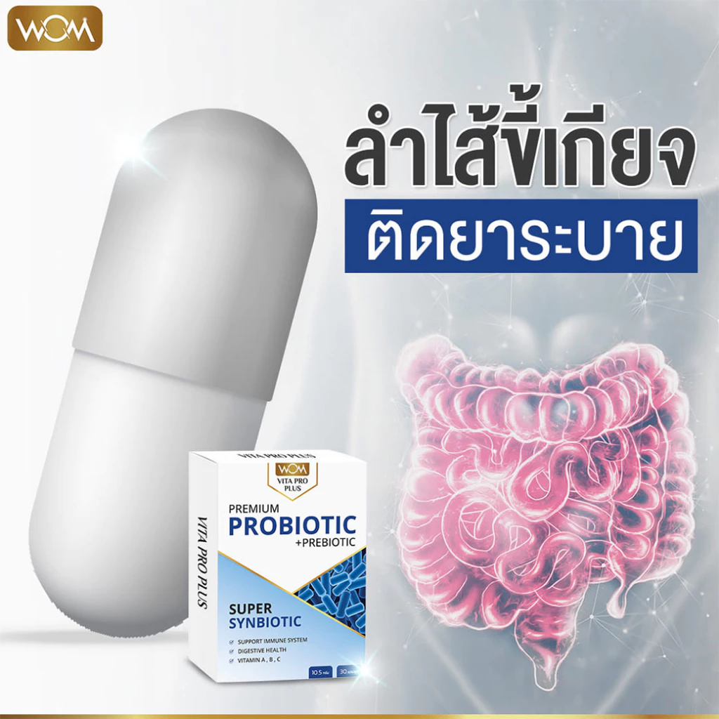 VITA PRO PLUS  Probiotic โพรไบโอติก โพรไบโอติกส์ พรีไบโอติก โปรไบโอติก ปัญหา ท้องผูก กรดไหลย้อน  (ทานได้ 1 เดือน ) thumbnail 10
