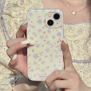 💕จัดส่งภายใน24ชั่วโม💕For iPhone 11 12 13 14 pro max case เคสไอโฟน 11 iphone 13 ดอกไม้ เคสป้องกันการตก soft case