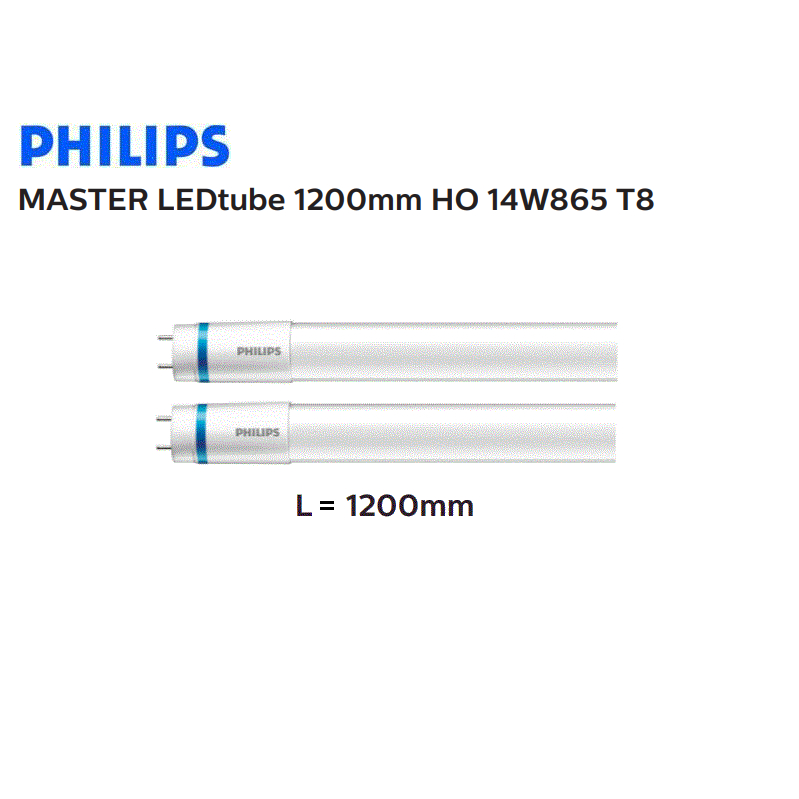 (ยกลัง 20ดวง) Philips Master LED tube T8 นีออนฟิลิปส์ มาสเตอร์ แอลอีดี HO 14W/865 Daylight