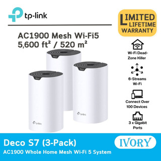 TP Link Deco S7 (3P)AC1900 Whole Home Mesh Wi-Fi System Deco S7 (3P) /ivoryitshop