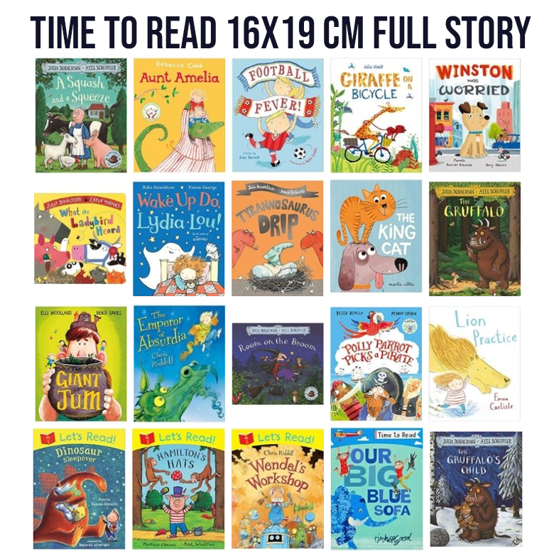 [หนังสือ เด็ก ของแท้]Time to Read (Julia Donaldson, Chris Riddell, Tim Hopgood) หัดอ่าน Gruffalo