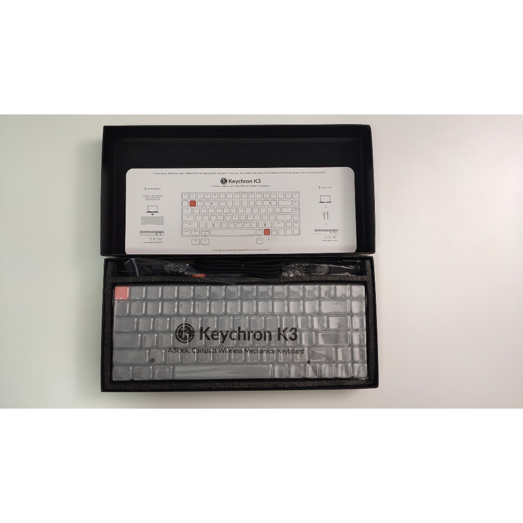Keychron K3 V2 (Red switch) ภาษาอังกฤษ [Mechanical Keyboard]