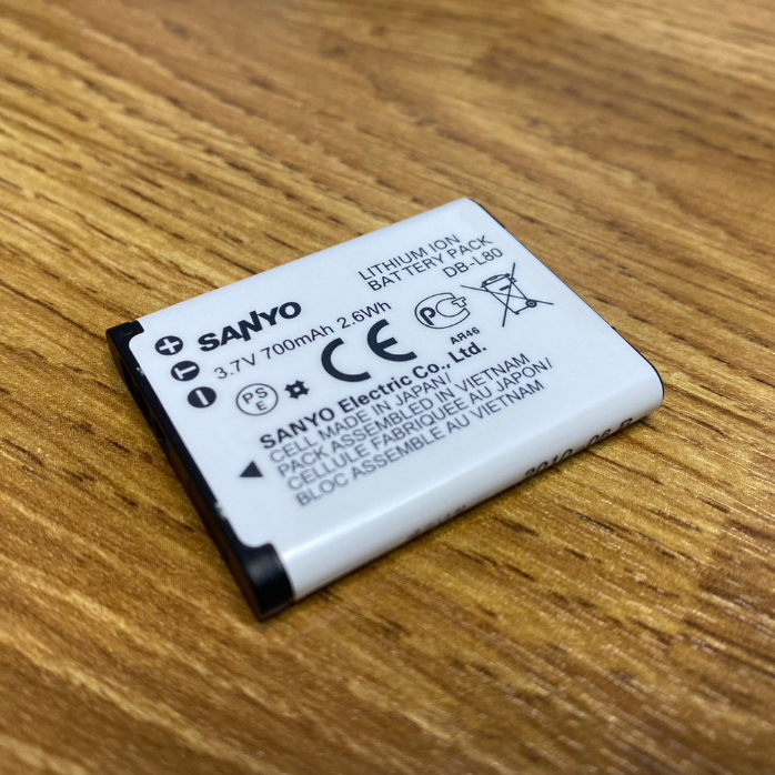 แบตเตอรี่ SANYO DB-L80 (No Box) สินค้าแท้ใหม่