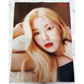 โปสเตอร์ พับ Shuhua ของแท้ จาก CD อัลบั้ม (G)I-DLE - I LOVE Album พร้อมส่ง Kpop Folded Poster Nxde ชูฮวา