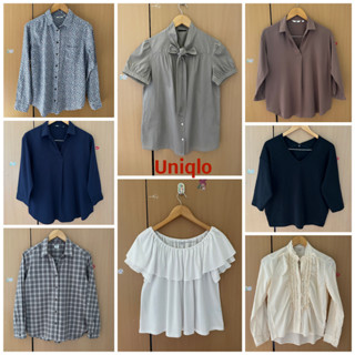 เสื้อผู้หญิงแบรนด์ Uniqlo แท้💯%มือ2⬇️รายละเอียดเพิ่มเติมด้านล่างค่ะ