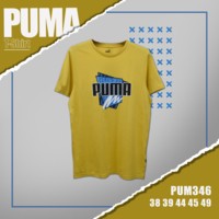 เสื้อยืดเเขนสั้น PUMA (รหัส 346) ผ้านิ่มใส่สบาย ระบายอากาศดี ใส่ได้ทั้งชายและหญิง