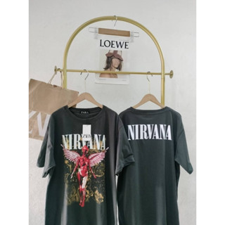 เสื้อยืดทรงโอเวอร์ไซส์ NIRVANA