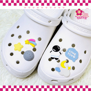 ตัวติดรองเท้า Crocs Jibbitz ลาย นักบินอวกาศ 1 เซ็ท 6 ชิ้น สินค้าพร้อมส่งจากไทย จัดส่งเร็ว