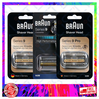 BRAUN Series 9 Cassette 92S / 92B / 94M Replacement for Electric Shaver Compatible