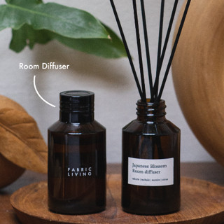 Fabric Living Reed Diffuser 100 ML ไม้หอมกระจายกลิ่น ก้านไม้หอม 4 กลิ่น