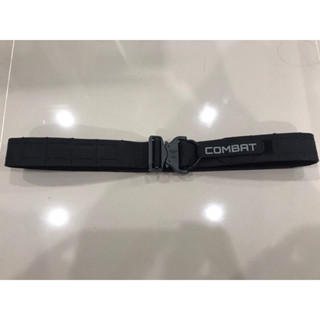 COMBAT TACTICAL COBRA BELT BKเข็มขัดทางยุทธวิธี งานLaser cut(Inner belt) ไซค์ Lเหมาะกับเอว 38”-46”ยาวตลอกเส้น นำเข้า USA