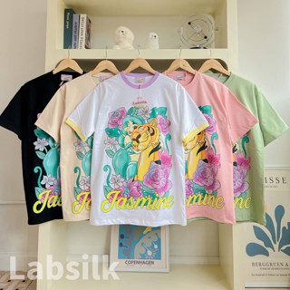 ◕◡◕ LAB SILK ◕◡◕ เสื้อยืด Oversize สกรีนลาย Jasmine Princess 👸🏻 น่ารักนุ้บนิ้บกันเล่ยย~