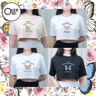 Overtide เสื้อครอป โอเวอร์ไซส์ คอลเลกชั่น Mariposa หลายสี