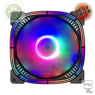 FAN CASE 12CM NUBWO NFT-315 ZIEMA AIR RGB พัดลมเคส ประกัน 1Y